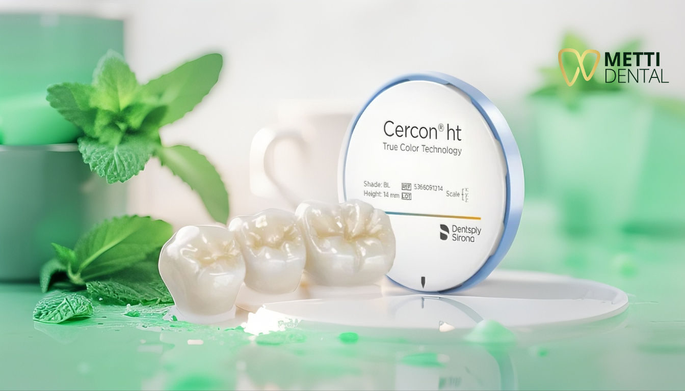 Răng sứ thẩm mỹ Cercon được ưa chuộng nhờ độ cứng chắc và khả năng chịu lực tốt